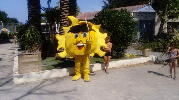 Mascot of camping Al Sol
