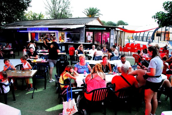 Snack du camping al sol