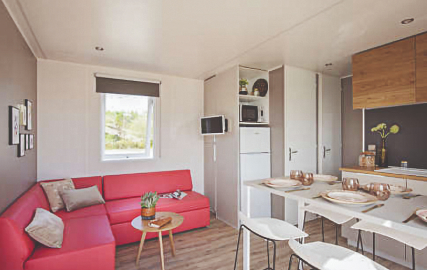 Mobile home Grand Large Havana living room
